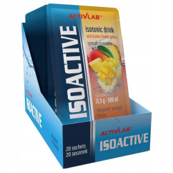 ACTIVLAB ISOACTIV 20x 31,5g IZOTONIK NAWODNIENIE MINERAŁY MANGO ANANAS