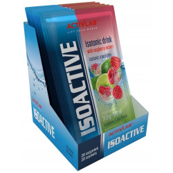 ACTIVLAB ISOACTIV 20x 31,5g IZOTONIK NAWODNIENIE WITAMINY MALINA LIMONKA