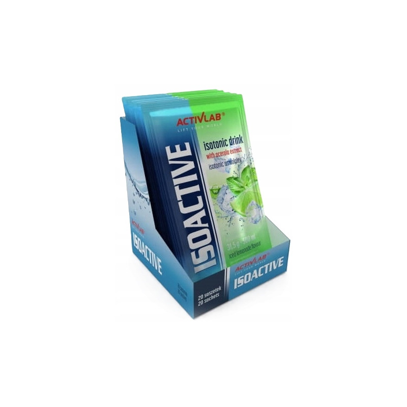 ACTIVLAB ISOACTIV 20x 31,5g IZOTONIK NAWODNIENIE WITAMINY LEMONIADA ACTIVLAB ISOACTIV 20x 31,5g IZOTONIK NAWODNIENIE WITAMINY LEMONIADA