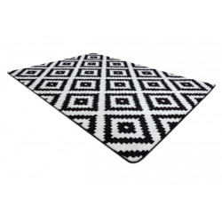 Dywan SKETCH - F998 krem/czarny - Kwadraty Ruta 140x190cm Dywan SKETCH - F998 krem/czarny - Kwadraty Ruta 140x190cm