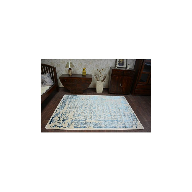 Dywan AKRYL MANYAS 0920 Ivory/Blue 160x230cm Dywan AKRYL MANYAS 0920 Ivory/Blue 160x230cm