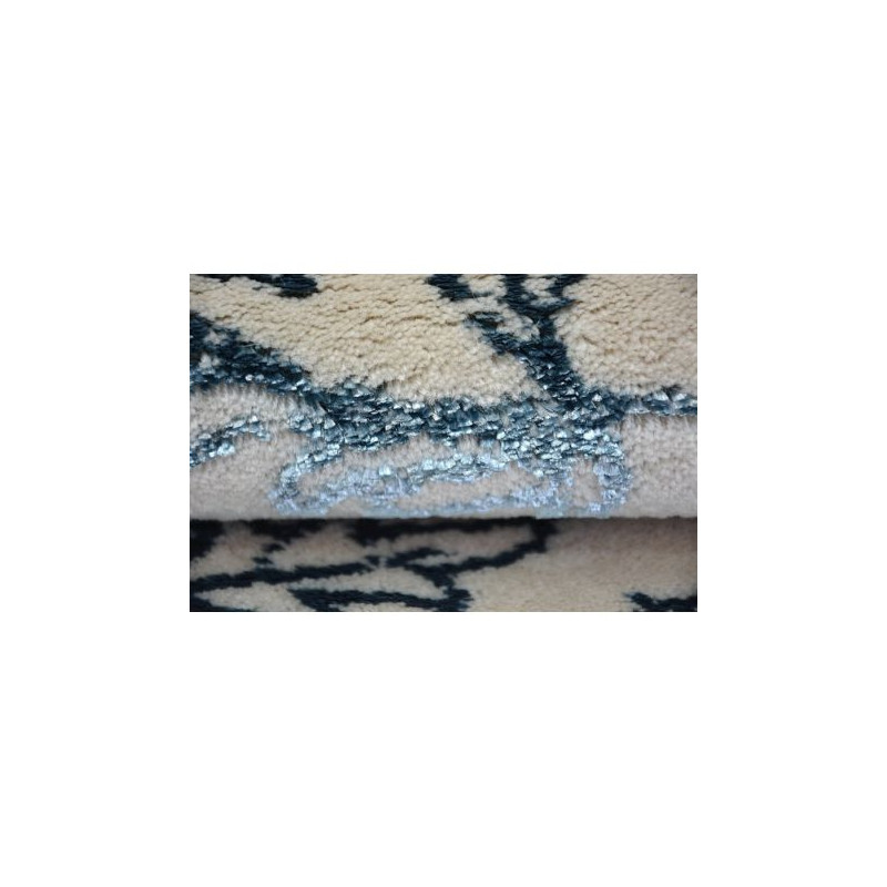Dywan AKRYL MANYAS 0920 Ivory/Blue 80x150cm Dywan AKRYL MANYAS 0920 Ivory/Blue 80x150cm