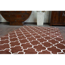 Dywan BCF BASE 3770 KONICZYNA brąz TRELLIS 185x270cm