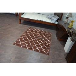 Dywan BCF BASE 3770 KONICZYNA brąz TRELLIS 185x270cm Dywan BCF BASE 3770 KONICZYNA brąz TRELLIS 185x270cm