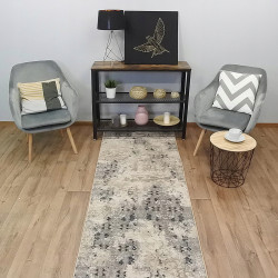 CHODNIK ANTYPOŚLIZGOWY 80cm SUPER MIĘKKI VINTAGE NOWOCZESNY beżowo szary CHODNIK ANTYPOŚLIZGOWY 80cm SUPER MIĘKKI VINTAGE NOWOCZESNY beżowo szary