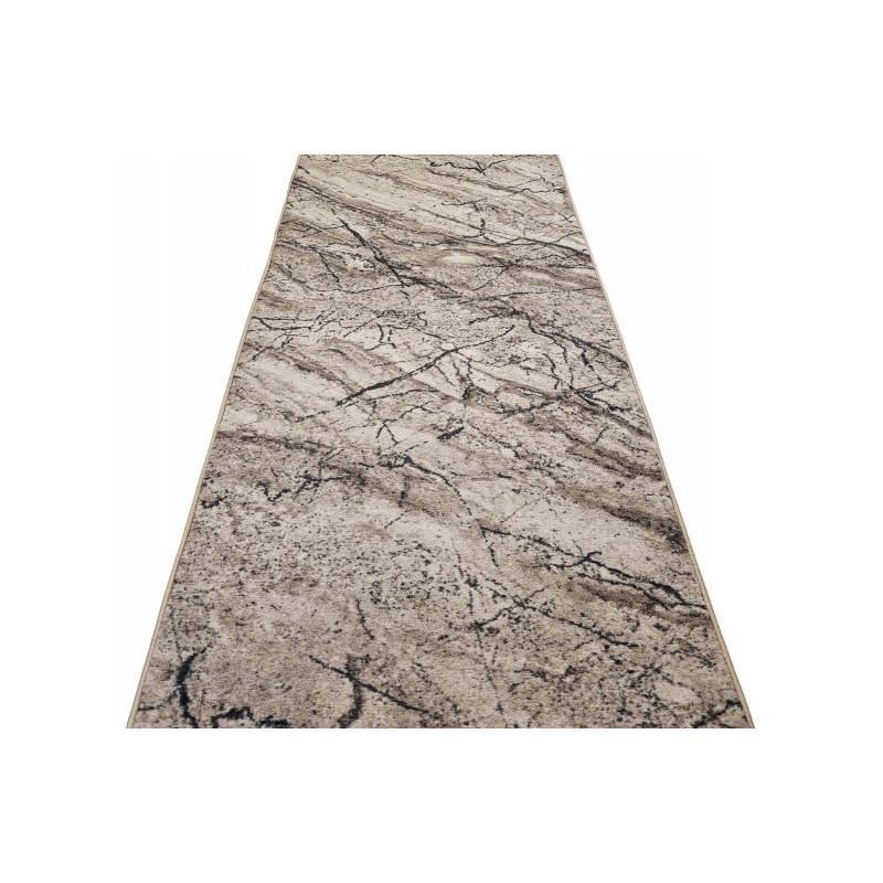 CHODNIK ANTYPOŚLIZGOWY 67cm SUPER MIĘKKI MARBLE NOWOCZESNY MARMUR BEŻ