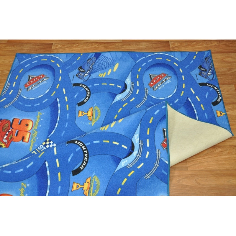 Dywan Dziecięcy Cars 77 Niebieski Drogi Uliczki Auta Dla Chłopca 150x400cm Dywan Dziecięcy Cars 77 Niebieski Drogi Uliczki Auta Dla Chłopca 150x400cm