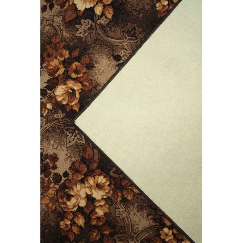 DYWAN DO SALONU DRUK WILSTAR 44 BRĄZ NA FILCU NA WYMIAR OBSZYTY 200x300cm