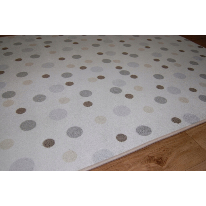 DYWAN DZIECIĘCY KÓŁKA SZARE PASTELE MIĘKKI DO POKOJU DZIECIĘCEGO 200x200cm