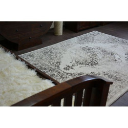 Dywan SHADOW 477 cream / d. beige - Rozeta 120x170cm Dywan SHADOW 477 cream / d. beige - Rozeta 120x170cm