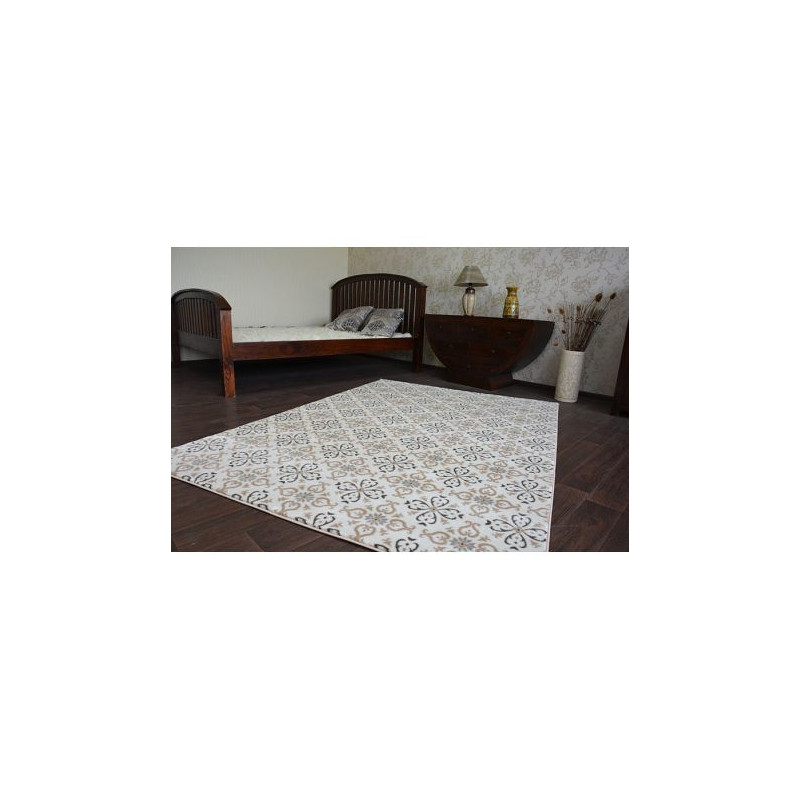 Dywan ARGENT - W4949 Kwiaty Krem 133x190cm Dywan ARGENT - W4949 Kwiaty Krem 133x190cm