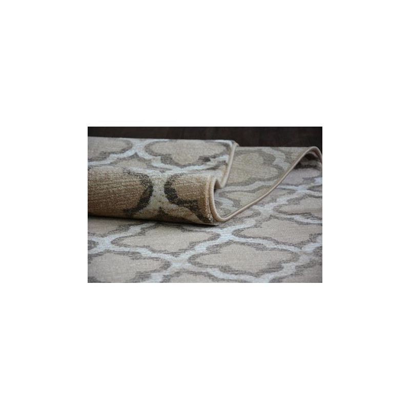 Dywan ARGENT - W4030 Koniczyna Marokańska Trellis Beżowy 160x220cm Dywan ARGENT - W4030 Koniczyna Marokańska Trellis Beżowy 160x220cm