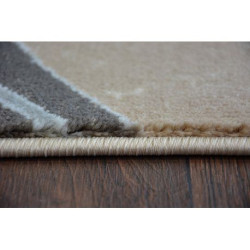 Dywan ARGENT - W4807 Fale Krem / Brąz 133x190cm Dywan ARGENT - W4807 Fale Krem / Brąz 133x190cm