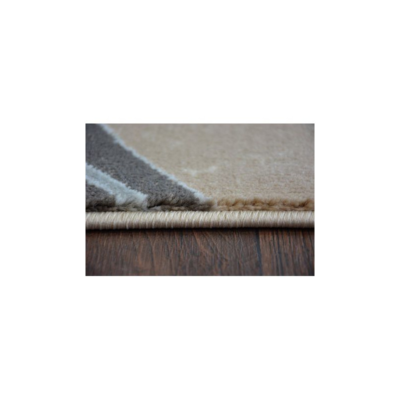 Dywan ARGENT - W4807 Fale Krem / Brąz 133x190cm Dywan ARGENT - W4807 Fale Krem / Brąz 133x190cm