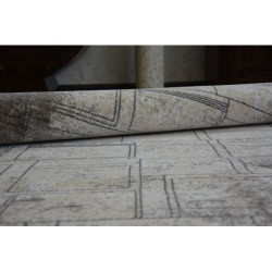 Dywan ARGENT - W2601 Kwadraty Prostokąty Niebieski / Beżowy 133x190cm Dywan ARGENT - W2601 Kwadraty Prostokąty Niebieski / Beżowy 133x190cm
