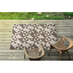 DYWAN SZNURKOWY SIZAL FLOORLUX 20489 champagne / taupe TRÓJKĄTY 80x150cm DYWAN SZNURKOWY SIZAL FLOORLUX 20489 champagne / taupe TRÓJKĄTY 80x150cm