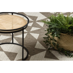 DYWAN SZNURKOWY SIZAL FLOORLUX 20489 champagne / taupe TRÓJKĄTY 240x330cm DYWAN SZNURKOWY SIZAL FLOORLUX 20489 champagne / taupe TRÓJKĄTY 240x330cm