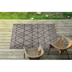 DYWAN SZNURKOWY SIZAL FLOORLUX 20508 silver / black TRÓJKĄTY 200x290cm DYWAN SZNURKOWY SIZAL FLOORLUX 20508 silver / black TRÓJKĄTY 200x290cm