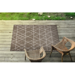 DYWAN SZNURKOWY SIZAL FLOORLUX 20508 taupe / champagne TRÓJKĄTY 140x200cm DYWAN SZNURKOWY SIZAL FLOORLUX 20508 taupe / champagne TRÓJKĄTY 140x200cm