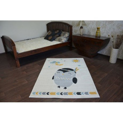 Dywan PASTEL 18401/062 - PINGWINEK kremowy 120x170cm