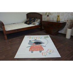 Dywan PASTEL 18403/063 - MYSZKA kremowy 120x170cm