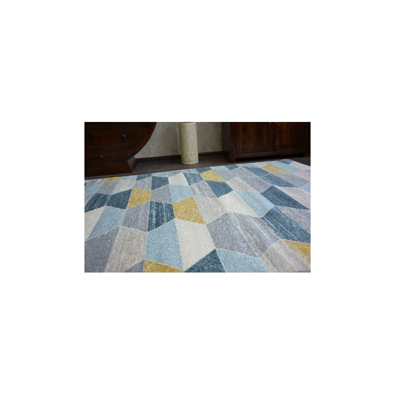 Dywan NORDIC HEKSAGON szary/niebieski G4596 240x330cm Dywan NORDIC HEKSAGON szary/niebieski G4596 240x330cm