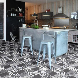 Wykładzina PCV 2m PLAZA AMADORA 990D PATCHWORK MONO NOWOCZESNY