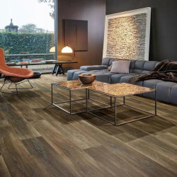 Wykładzina PCV 3m Lime Oak IMITACJA CIEMNYCH SĘKATYCH PANELI MIESZKANIE DOM