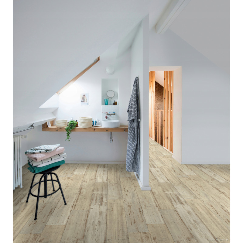 Wykładzina PCV 2m Driftwood BOHO Rusatykalna Przecierana Imitacja Paneli