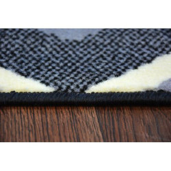 Dywan BCF BASE ZIGZAG 3812 ZYGZAK czarny/szary 140x190cm Dywan BCF BASE ZIGZAG 3812 ZYGZAK czarny/szary 140x190cm