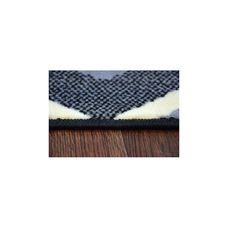 Dywan BCF BASE ZIGZAG 3812 ZYGZAK czarny/szary 140x190cm Dywan BCF BASE ZIGZAG 3812 ZYGZAK czarny/szary 140x190cm