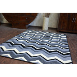 Dywan BCF BASE ZIGZAG 3812 ZYGZAK czarny/szary 140x190cm Dywan BCF BASE ZIGZAG 3812 ZYGZAK czarny/szary 140x190cm