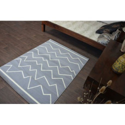 Dywan BCF BASE CROOKED 3962 ZYGZAK szary 200x300cm