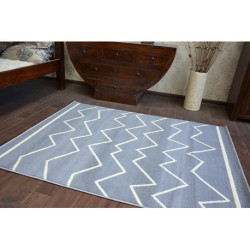 Dywan BCF BASE CROOKED 3962 ZYGZAK szary 200x300cm Dywan BCF BASE CROOKED 3962 ZYGZAK szary 200x300cm