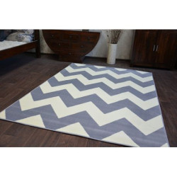 Dywan BCF BASE ZICK 3963 ZYGZAK szary 160x220cm Dywan BCF BASE ZICK 3963 ZYGZAK szary 160x220cm