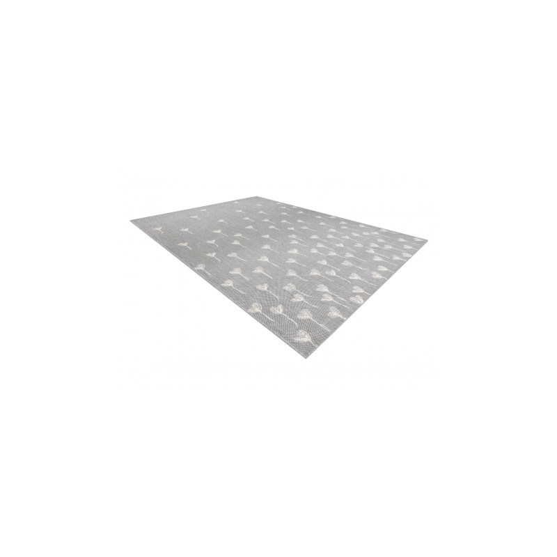 Dywan SZNURKOWY SIZAL FLAT 48779/637 Kwiatuszki szary krem 80x150cm Dywan SZNURKOWY SIZAL FLAT 48779/637 Kwiatuszki szary krem 80x150cm