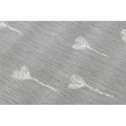 Dywan SZNURKOWY SIZAL FLAT 48779/637 Kwiatuszki szary krem 140x200cm Dywan SZNURKOWY SIZAL FLAT 48779/637 Kwiatuszki szary krem 140x200cm