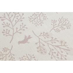 Dywan SZNURKOWY SIZAL FLAT 48774/526 Listki Ptaszki krem róż 80x150cm Dywan SZNURKOWY SIZAL FLAT 48774/526 Listki Ptaszki krem róż 80x150cm