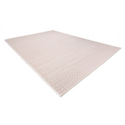 Dywan SZNURKOWY SIZAL FLAT 48603/526 Oczka krem róż 120x170cm