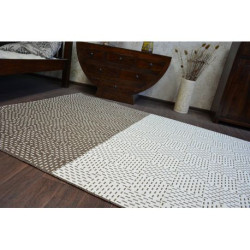 Dywan SZNURKOWY SIZAL FLAT 48722/608 Dwukolorowy krem brąz 200x290cm Dywan SZNURKOWY SIZAL FLAT 48722/608 Dwukolorowy krem brąz 200x290cm