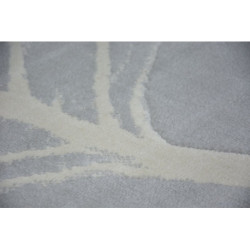 Dywan SCANDI 18281/652 - LISTKI szary krem 160x230cm Dywan SCANDI 18281/652 - LISTKI szary krem 160x230cm