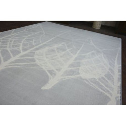 Dywan SCANDI 18281/652 - LISTKI szary krem 160x230cm Dywan SCANDI 18281/652 - LISTKI szary krem 160x230cm