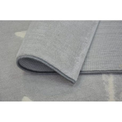 Dywan SCANDI 18281/652 - LISTKI szary krem 80x150cm Dywan SCANDI 18281/652 - LISTKI szary krem 80x150cm