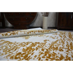 Dywan AKRYL MANYAS 192AA Kość słoniowa/Złoty frędzle 80x300cm Dywan AKRYL MANYAS 192AA Kość słoniowa/Złoty frędzle 80x300cm