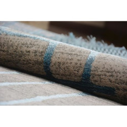 Dywan AKRYL MANYAS 191AA Szary/Niebieski frędzle 100x300cm Dywan AKRYL MANYAS 191AA Szary/Niebieski frędzle 100x300cm