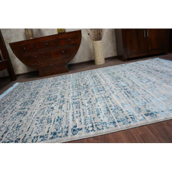 Dywan AKRYL MANYAS 193AA Szary/Niebieski frędzle 80x300cm Dywan AKRYL MANYAS 193AA Szary/Niebieski frędzle 80x300cm