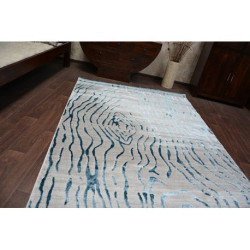 Dywan AKRYL MANYAS 195AA Szary/Niebieski frędzle 80x150cm Dywan AKRYL MANYAS 195AA Szary/Niebieski frędzle 80x150cm