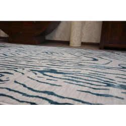 Dywan AKRYL MANYAS 195AA Szary/Niebieski frędzle 80x300cm Dywan AKRYL MANYAS 195AA Szary/Niebieski frędzle 80x300cm