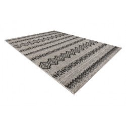DYWAN SZNURKOWY SIZAL FLOORLUX 20510 srebrny / czarny 80x150cm