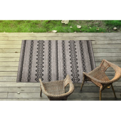 DYWAN SZNURKOWY SIZAL FLOORLUX 20510 srebrny / czarny 80x150cm DYWAN SZNURKOWY SIZAL FLOORLUX 20510 srebrny / czarny 80x150cm